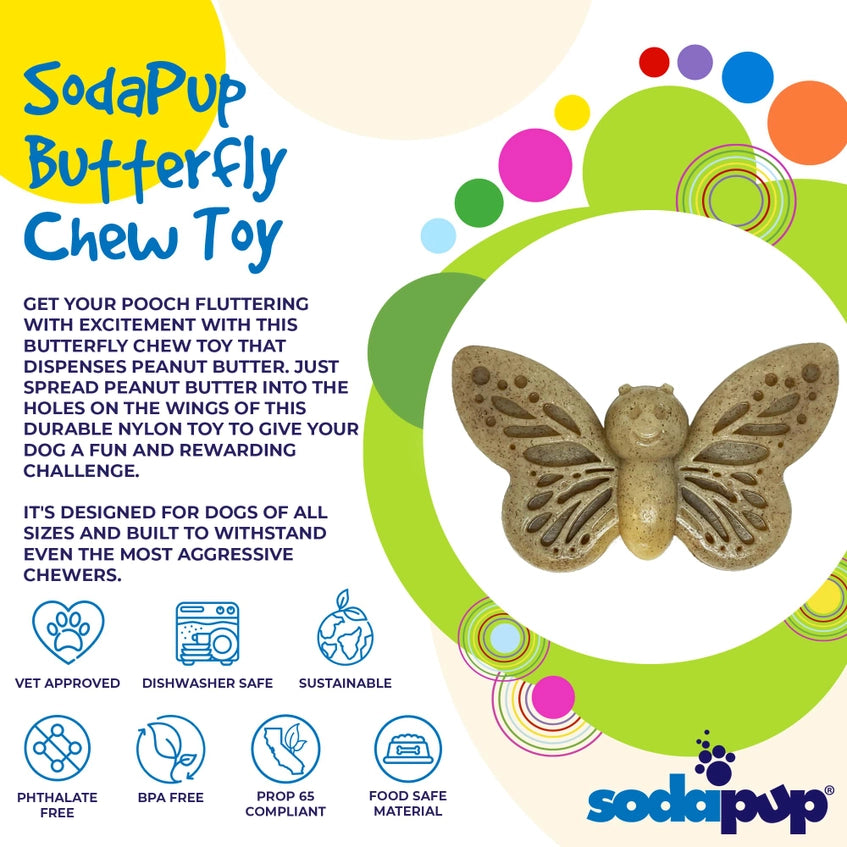 Butterfly Nylon Chew & Enrichment Toy
