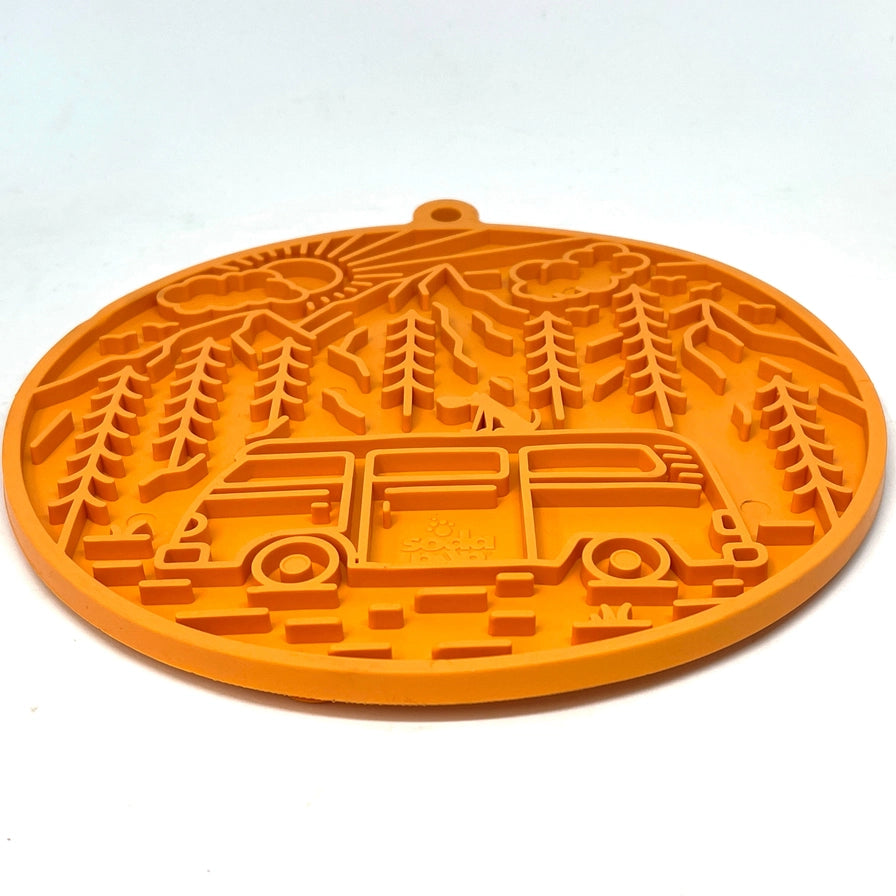 Camp Enrichment Lick Mat with Suction Cups