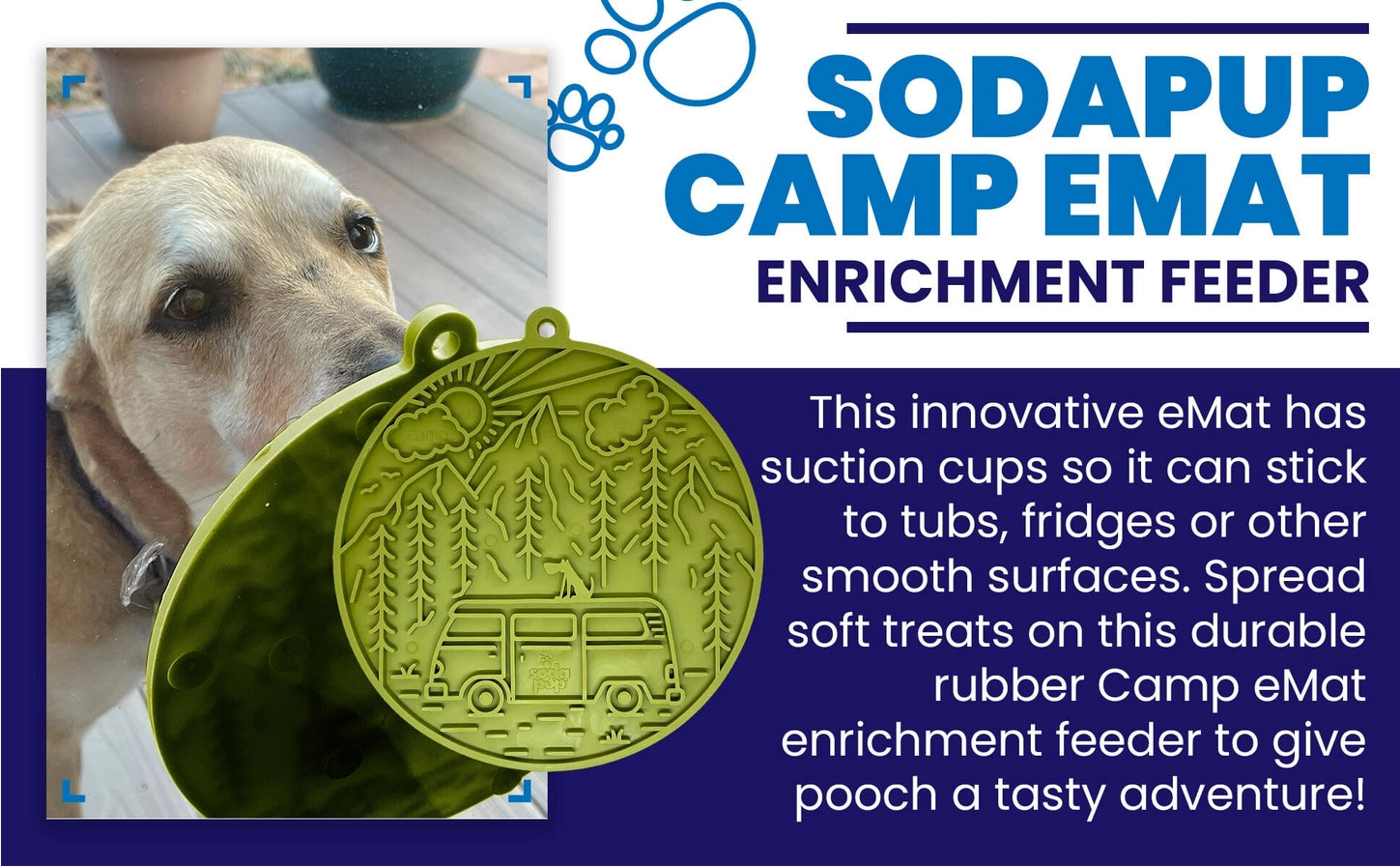 Camp Enrichment Lick Mat with Suction Cups