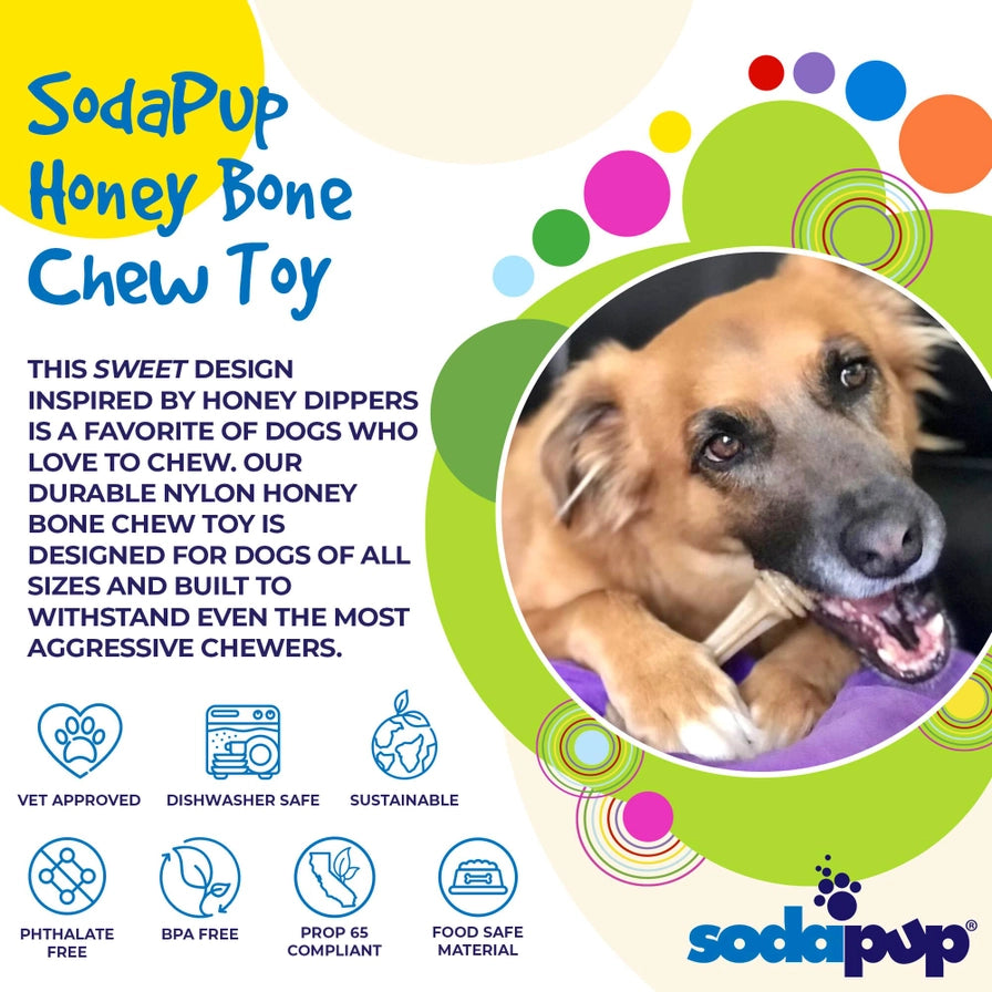 Honey Bone Nylon Chew Bone For Dogs