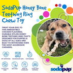 Honey Bone Chicken Flavored Teething Ring For Aggressive Chewers