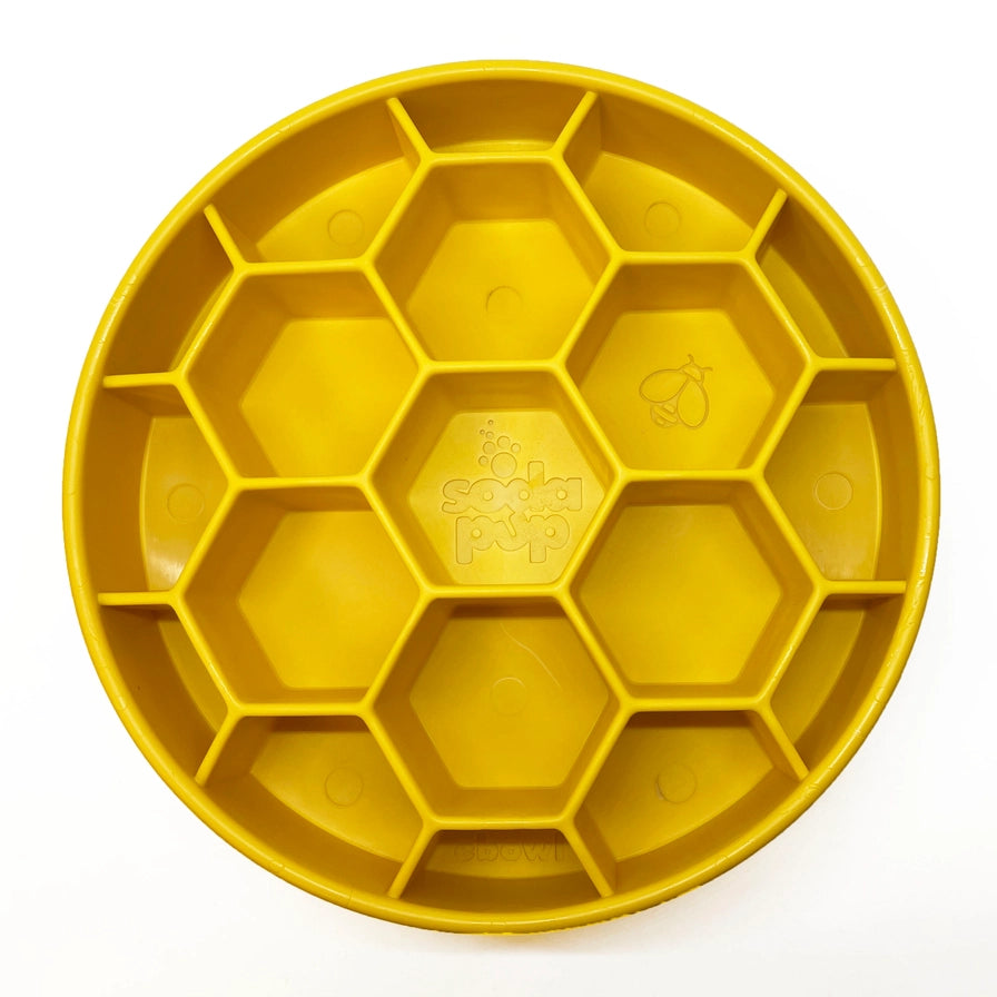 Honeycomb Design Ebowl Enrichment Slow Feeder Bowl For Dogs