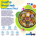 Honeycomb Design Ebowl Enrichment Slow Feeder Bowl For Dogs