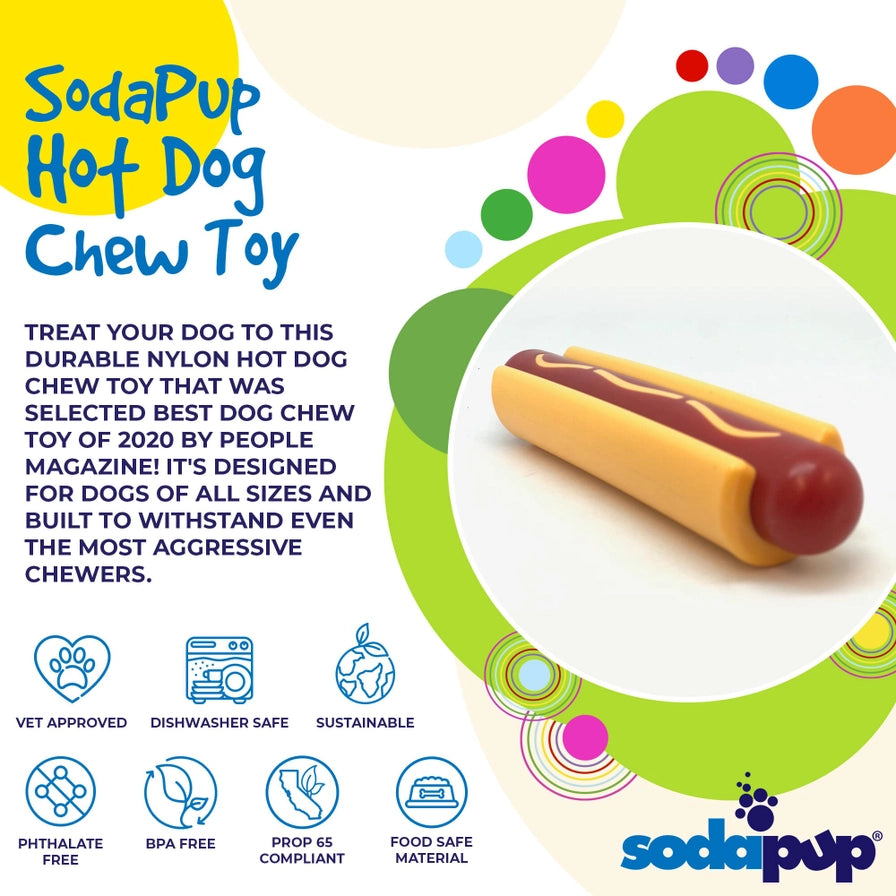 Nylon Hot Dog Chew Toy