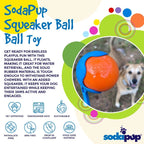 Squeak Ball Ultra Durable Pup-X Squeaking, Chewing, Floating & Retrieving Ball
