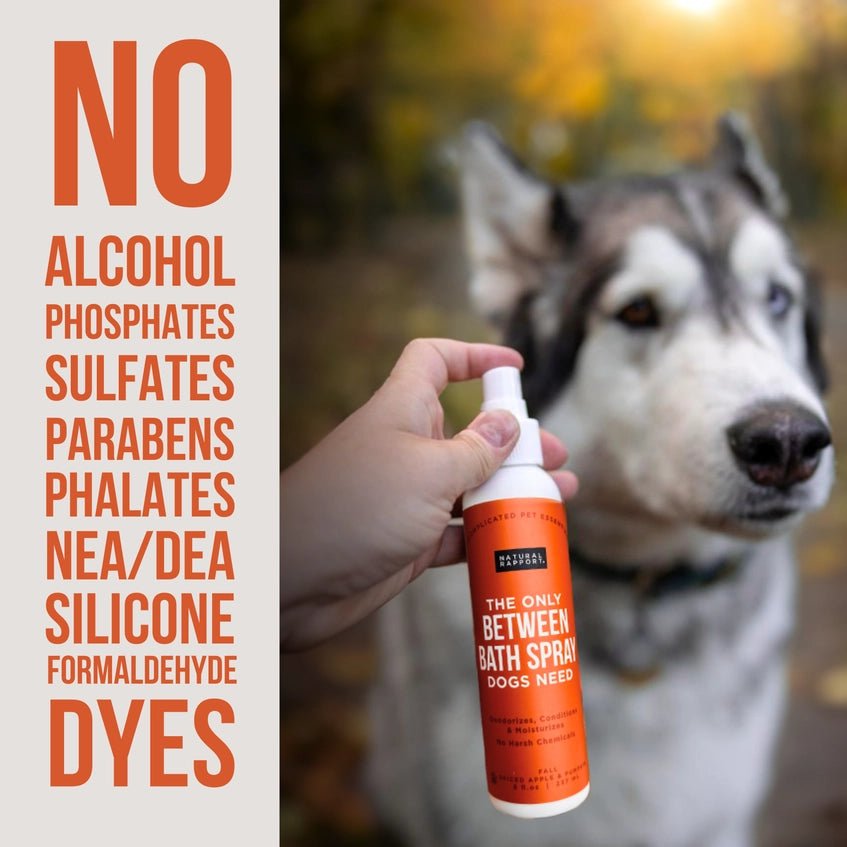 The Only Between Bath Spray Dogs Need - Apple & Pumpkin