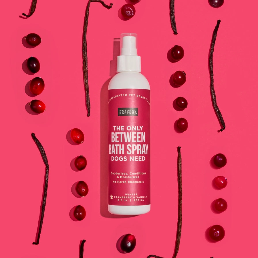 The Only Between Bath Spray Dogs Need - Cranberry & Vanilla