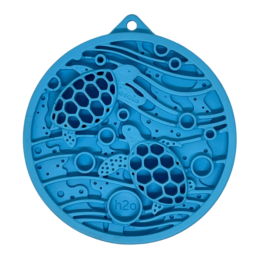 Turtle Emat-Mini Enrichment Lick Mat with Suction Cups