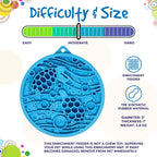 Turtle Emat-Mini Enrichment Lick Mat with Suction Cups